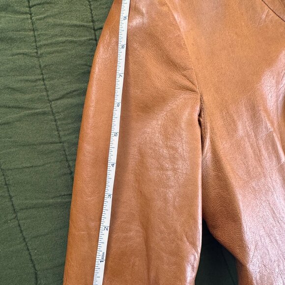 Designer - ADAM BY ADAM LIPPES Leather Evening Jacket Size 4 to 6 - Picture 8 of 8